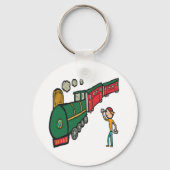 Treinspotten Sleutelhanger (Voorkant)
