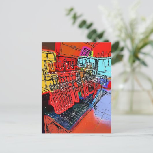 TREINSTALLATIES BRIEFKAART (Staand voorkant)