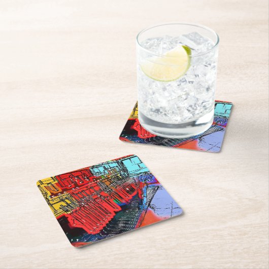 TREINSTALLATIES KARTONNEN ONDERZETTERS (Insitu)