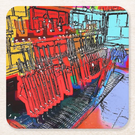 TREINSTALLATIES KARTONNEN ONDERZETTERS (Voorkant)