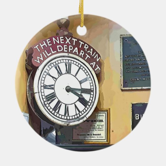 TREINSTALLATIES KERAMISCH ORNAMENT (Achterkant)