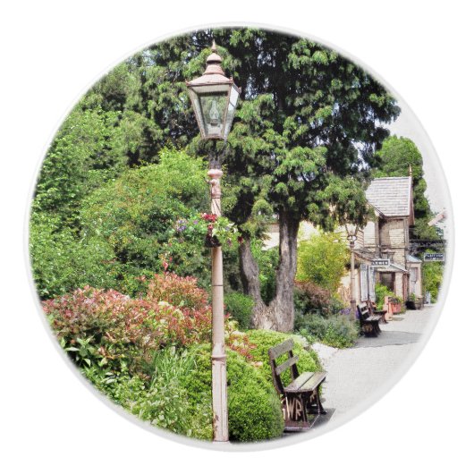 TREINSTALLATIES KERAMISCHE KNOP (Voorkant)