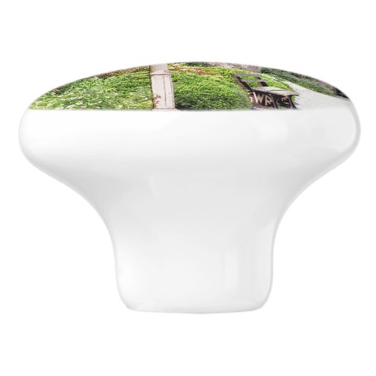 TREINSTALLATIES KERAMISCHE KNOP (Zijkant)