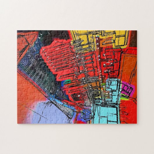 TREINSTALLATIES LEGPUZZEL (Horizontaal)