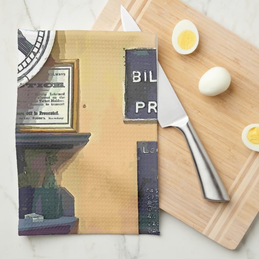 TREINSTALLATIES THEEDOEK (Quarter Fold)