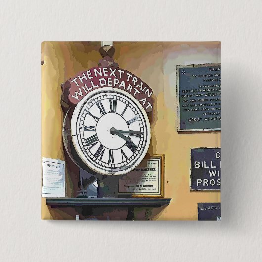 TREINSTALLATIES VIERKANTE BUTTON 5,1 CM (Voorkant)