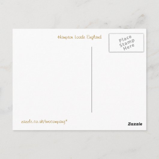 TREINSTATION BRIEFKAART (Achterkant)