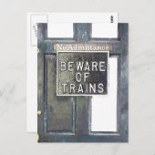 TREINSTATION BRIEFKAART (Voorkant / Achterkant)