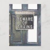 TREINSTATION BRIEFKAART (Voorkant)