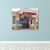 TREINSTATION CANVAS AFDRUK (Insitu (Houten vloer))