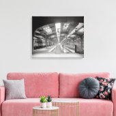 Treinstation Chicago, 1920. Antieke foto Canvas Afdruk (Insitu (Woonkamer))