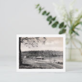 Treinstation, Denville, NJ Vintage Briefkaart (Staand voorkant)