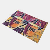 TREINSTATION DEURMAT (Schuin)