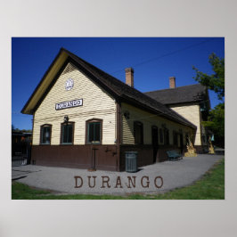 Treinstation Durango & Silverton Durango Colorado Poster