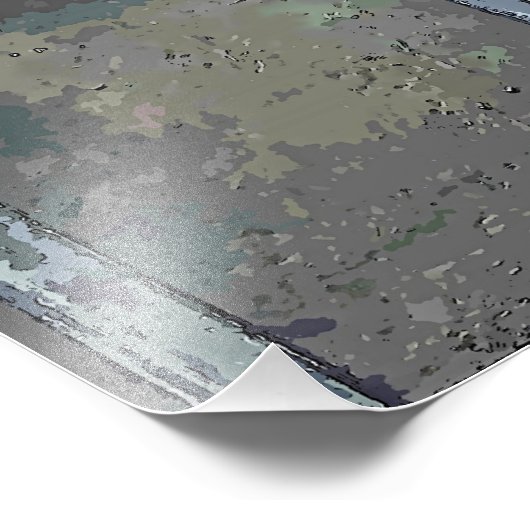 TREINSTATION FOTO AFDRUK (Hoek)