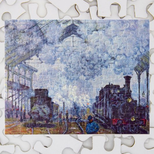 Treinstation Gare Saint-Lazare door Claude Monet Legpuzzel