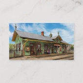 Treinstation - Garrison treinstation 1880 Visitekaartje (Achterkant)
