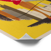  treinstation in Chicago Windy Poster (Hoek)