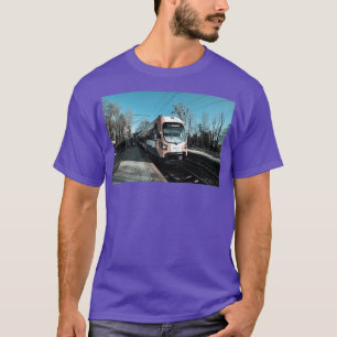 Treinstation in de winter 1 t-shirt