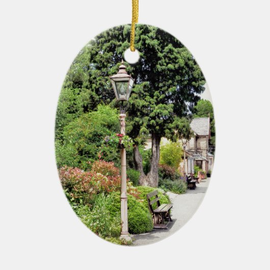 TREINSTATION KERAMISCH ORNAMENT (Voorkant)