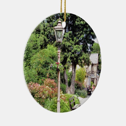 TREINSTATION KERAMISCH ORNAMENT (Rechts)