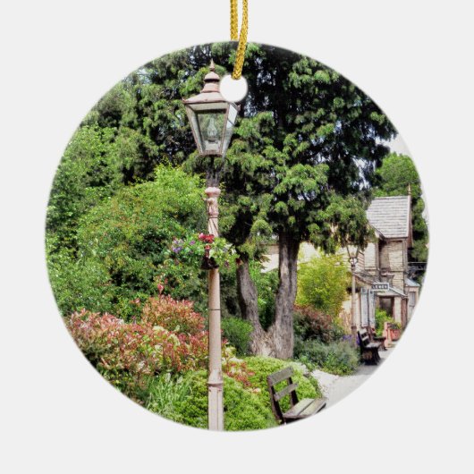 TREINSTATION KERAMISCH ORNAMENT (Voorkant)