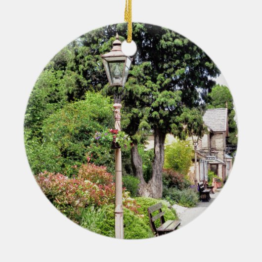 TREINSTATION KERAMISCH ORNAMENT (Achterkant)