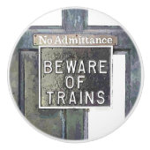 TREINSTATION KERAMISCHE KNOP (Voorkant)