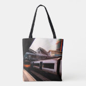 Treinstation, Leeds Tote Bag (Achterkant)