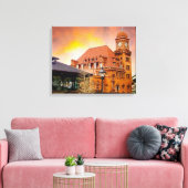 Treinstation Main Street Richmond VA Canvas Afdruk (Insitu (Woonkamer))