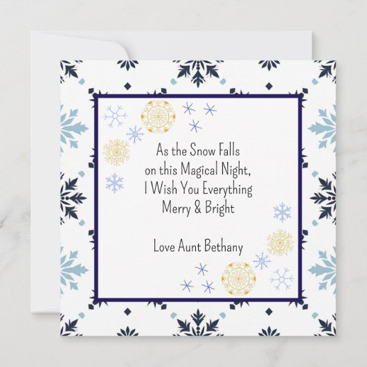  treinstation met kerst gepersonaliseerd (Achterkant)