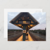 Treinstation Montauk Briefkaart (Voorkant / Achterkant)