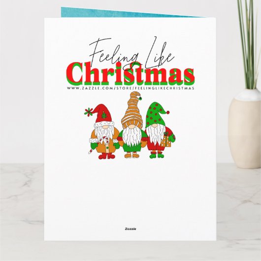 treinstation op kerstavond Snowy Night Kaart (Achterkant)