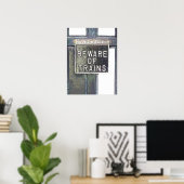 TREINSTATION POSTER (Thuiskantoor)