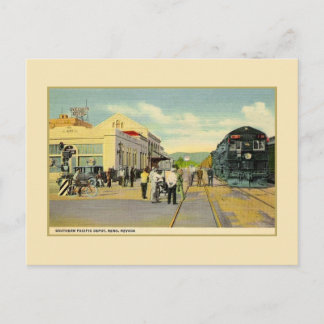 treinstation Reno Nevada Briefkaart