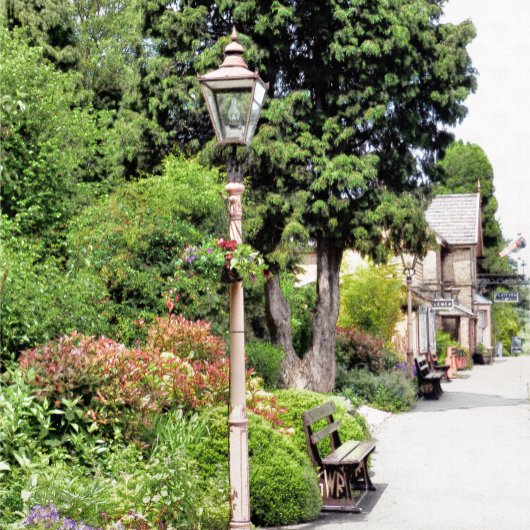 TREINSTATION RONDE BUTTON 5,7 CM