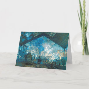 Treinstation Saint Lazare door Claude Monet Kaart