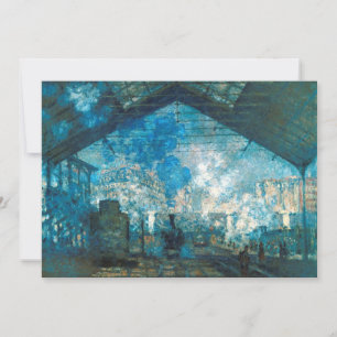 Treinstation Saint Lazare door Claude Monet Kaart