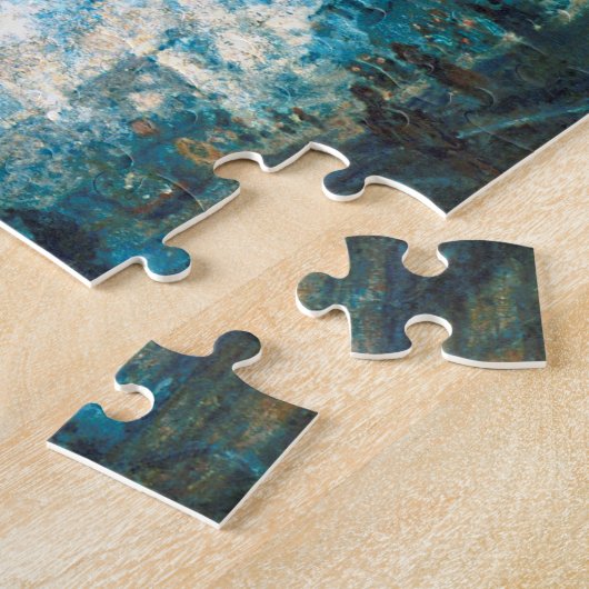 Treinstation Saint Lazare door Claude Monet Legpuzzel (Zijkant)