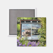 TREINSTATION SIGNS MAGNEET (Voorkant / Achterkant)