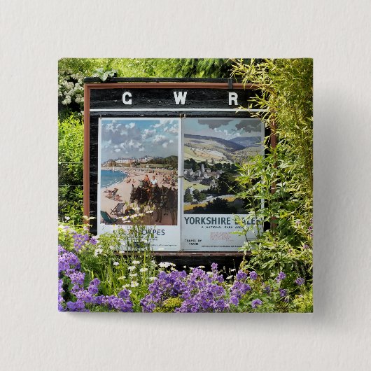 TREINSTATION SIGNS VIERKANTE BUTTON 5,1 CM (Voorkant)