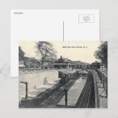 Treinstation, Summit, NJ Vintage Briefkaart (Voorkant / Achterkant)