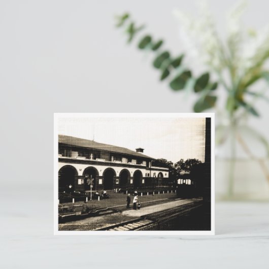 Treinstation - Temple, TX Briefkaart (Staand voorkant)