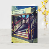 Treinstation trappen kaart (Gele Bloem)