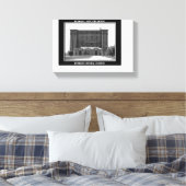 Treinstation van Detroit Canvas Afdruk (Insitu (Slaapkamer))