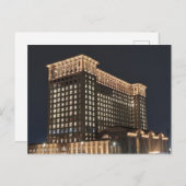 Treinstation van Detroit 's nachts Briefkaart (Voorkant / Achterkant)
