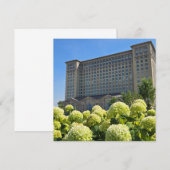 Treinstation van Detroit Save The Date (Voorkant / Achterkant)