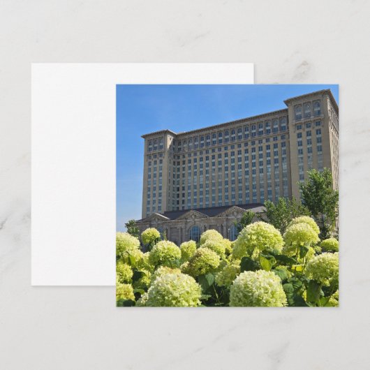 Treinstation van Detroit Save The Date (Voorkant / Achterkant)