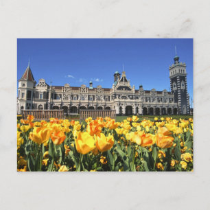 Treinstation van Dunedin Briefkaart