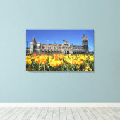 Treinstation van Dunedin Canvas Afdruk (Insitu (Houten vloer))